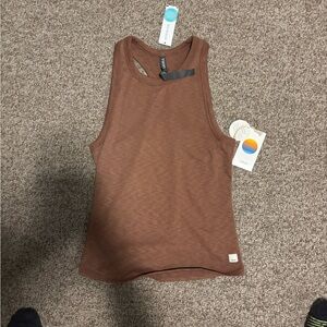 Vuori Brown Sleeveless Tank Top